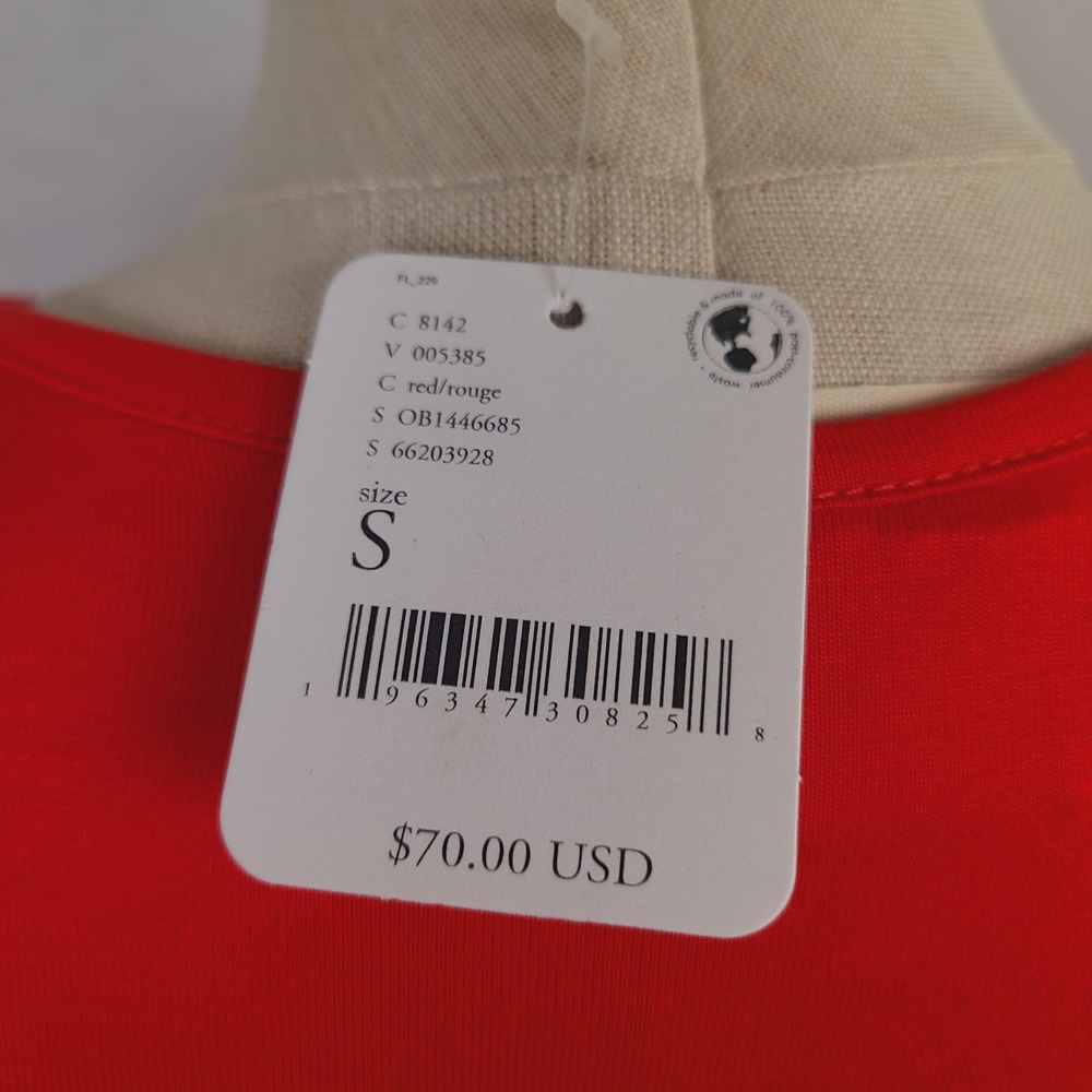 NEW Free People Beach mini dress red knit cut out long sleeve‎ bodycon S party - Picture 7 of 14
